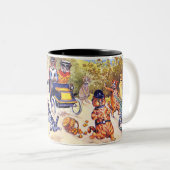 Tasse 2 Couleurs Chats et voitures par Louis Wain (Devant droit)