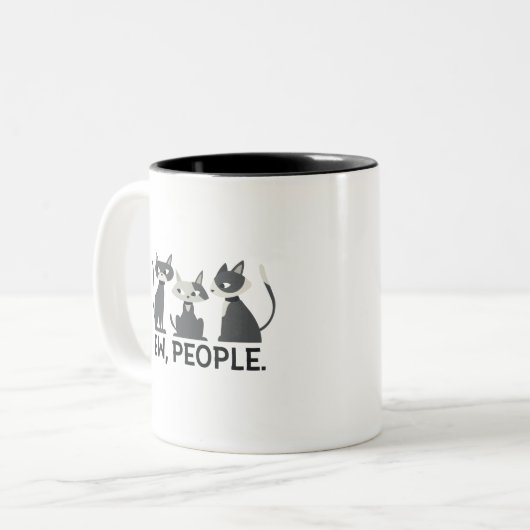 Tasse 2 Couleurs Chats, Ew, People (Devant gauche)