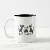 Tasse 2 Couleurs Chats, Ew, People (Gauche)