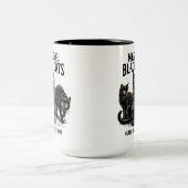 Tasse 2 Couleurs Chats noirs magiques (Centre)