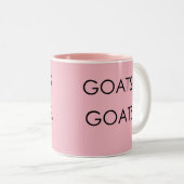 Tasse 2 Couleurs CHATS ROCK | par TotallyGoatally™ (Devant droit)