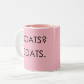 Tasse 2 Couleurs CHATS ROCK | par TotallyGoatally™ (Devant gauche)