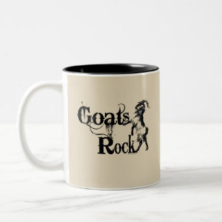Tasse 2 Couleurs CHATS ROCK | par TotallyGoatally™