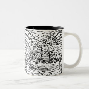 Tasse 2 Couleurs Chattanooga lunatique noir et blanc