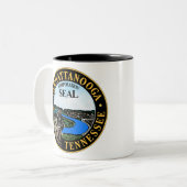 Tasse 2 Couleurs Chattanooga Tennessee (Devant gauche)