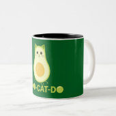 Tasse 2 Couleurs chatte de chat avocat (Devant droit)