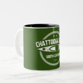 Tasse 2 Couleurs Chattooga River, Caroline du Sud (Devant gauche)