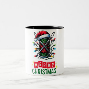 Tasse 2 Couleurs Chaussures Quilter Noël Casquette Noël Noël Noël N