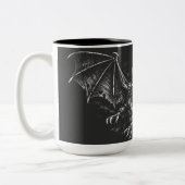 Tasse 2 Couleurs Chauve-souris plongeante - par BurnsInHell (Gauche)