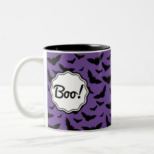 Tasse 2 Couleurs Chauves-souris Éffrayantes d'Halloween personnalis