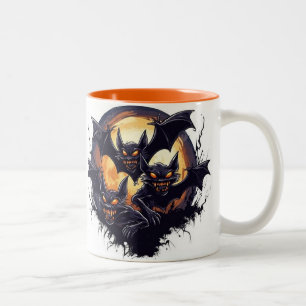 Tasse 2 Couleurs chauves-souris sortant d'une grotte