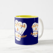 Tasse 2 Couleurs Chef cuisinier et lave-bouteille (Devant droit)