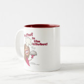 Tasse 2 Couleurs Chef en cuisine (Devant gauche)