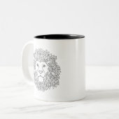 Tasse 2 Couleurs Chef inspiré 3 de lion (Devant gauche)