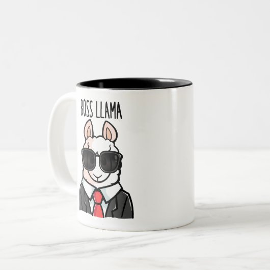 Tasse 2 Couleurs Chef Llama (Devant gauche)