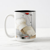 Tasse 2 Couleurs Chef Profession Musique (Gauche)