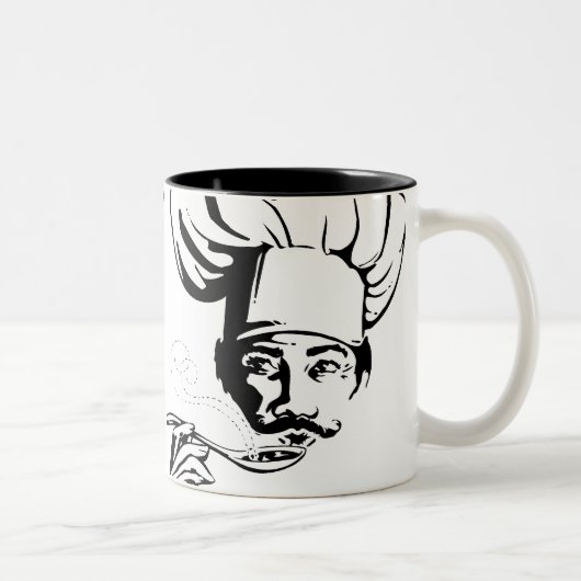 Tasse 2 Couleurs Chef savoureux (Droit)