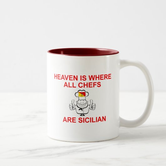 Tasse 2 Couleurs Chefs siciliens (Droit)