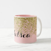 Tasse 2 Couleurs Chelsea Rose Quartz Glam (Devant droit)