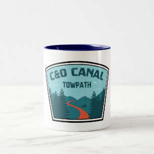 Tasse 2 Couleurs Chemin de fer C&O Canal