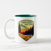 Tasse 2 Couleurs Chemin de fer Cape Cod (Gauche)