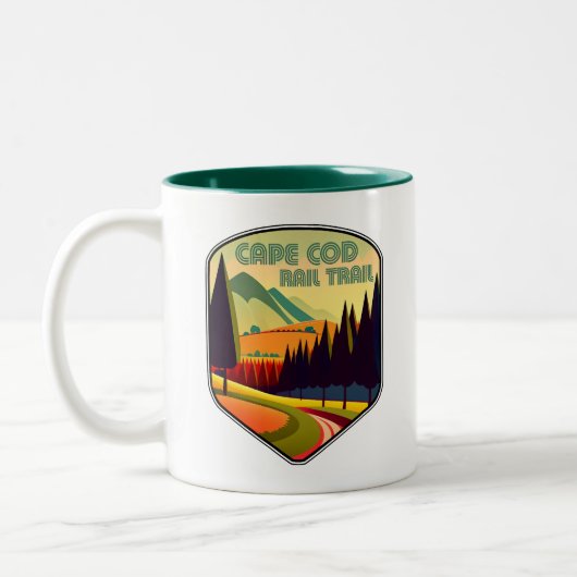 Tasse 2 Couleurs Chemin de fer Cape Cod (Gauche)
