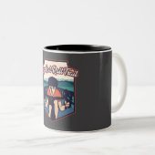 Tasse 2 Couleurs Chemin de fer Cape Cod - Biker (Devant droit)