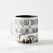 Tasse 2 Couleurs Chemin de fer indien (Devant gauche)