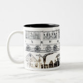 Tasse 2 Couleurs Chemin de fer indien (Gauche)