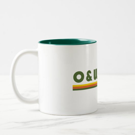 Tasse 2 Couleurs Chemin de fer O&W (Gauche)
