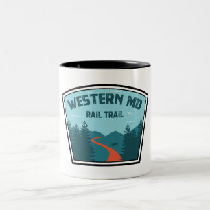 Tasse 2 Couleurs Chemin de fer Western Maryland