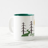 Tasse 2 Couleurs Chemin du parc provincial Granby (Devant gauche)