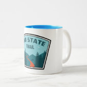 Tasse 2 Couleurs Chemin Mid State Pennsylvania (Devant droit)