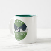 Tasse 2 Couleurs Chemin Sheltowee Trace Kentucky Tennessee (Devant gauche)