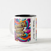 Tasse 2 Couleurs "Chemin vers les Lumières" (Devant gauche)