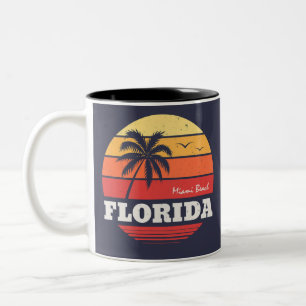 Tasse 2 Couleurs chemise de miami beach florida