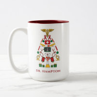 Chemise de Noël personnalisée pour médecin infirmi