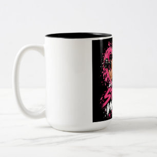 Tasse 2 Couleurs Chemise T-Shi Féminine Artistique Fille Ange avec