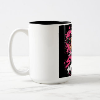 Tasse 2 Couleurs Chemise T-Shi Féminine Artistique Fille Ange avec