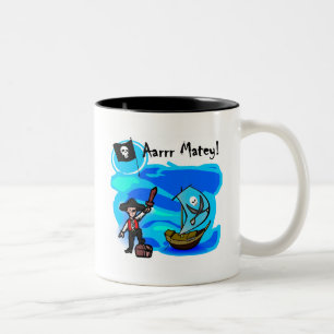 Tasse 2 Couleurs Chemises et Cadeaux Aarrr Matey