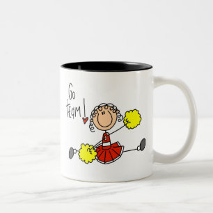 Tasse 2 Couleurs Chemises et Cadeaux de MenEuse de Revue en Stick F