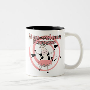 Tasse 2 Couleurs Chemises et cadeaux de Vache Ballerina