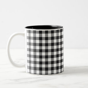 Tasse 2 Couleurs Chèque blanc blanc Maman Anniversaire