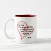 Tasse 2 Couleurs Cher seigneur Keep Your Arm Around… (Gauche)