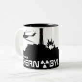 Tasse 2 Couleurs Chernobyl Mug/tasse (Devant gauche)