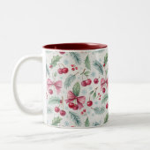 Tasse 2 Couleurs Cherry Christmas (Gauche)