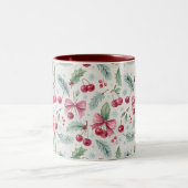 Tasse 2 Couleurs Cherry Christmas (Centre)