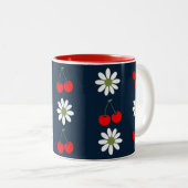 Tasse 2 Couleurs Cherry Daisy Charm (Devant droit)