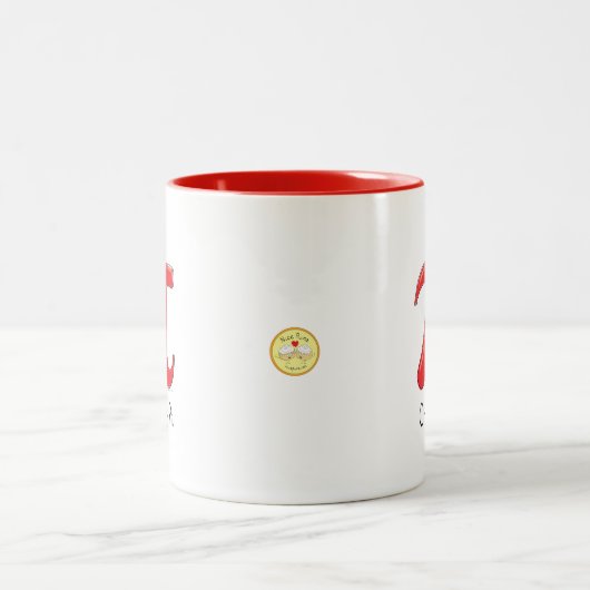 Tasse 2 Couleurs Cherry Pi Symbole Math Enseignant Funny (Centre)