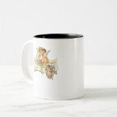 Tasse 2 Couleurs chérubins d'ange de musique (Devant gauche)